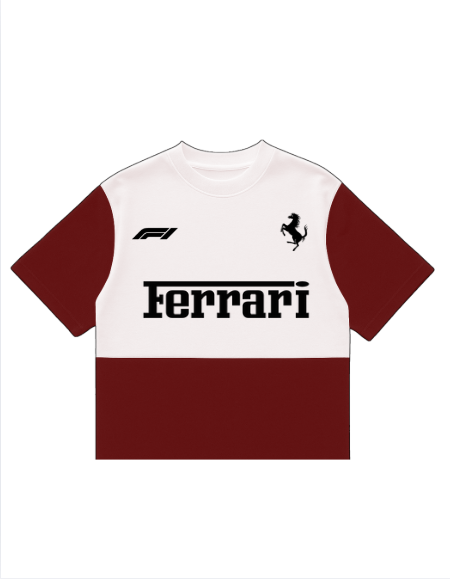 FERRARI F1 OVERSIZED TEE